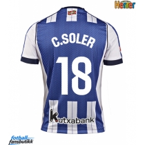 Real Sociedad Carlos Soler #18 Hjemmedrakt 2025-26 Kortermet